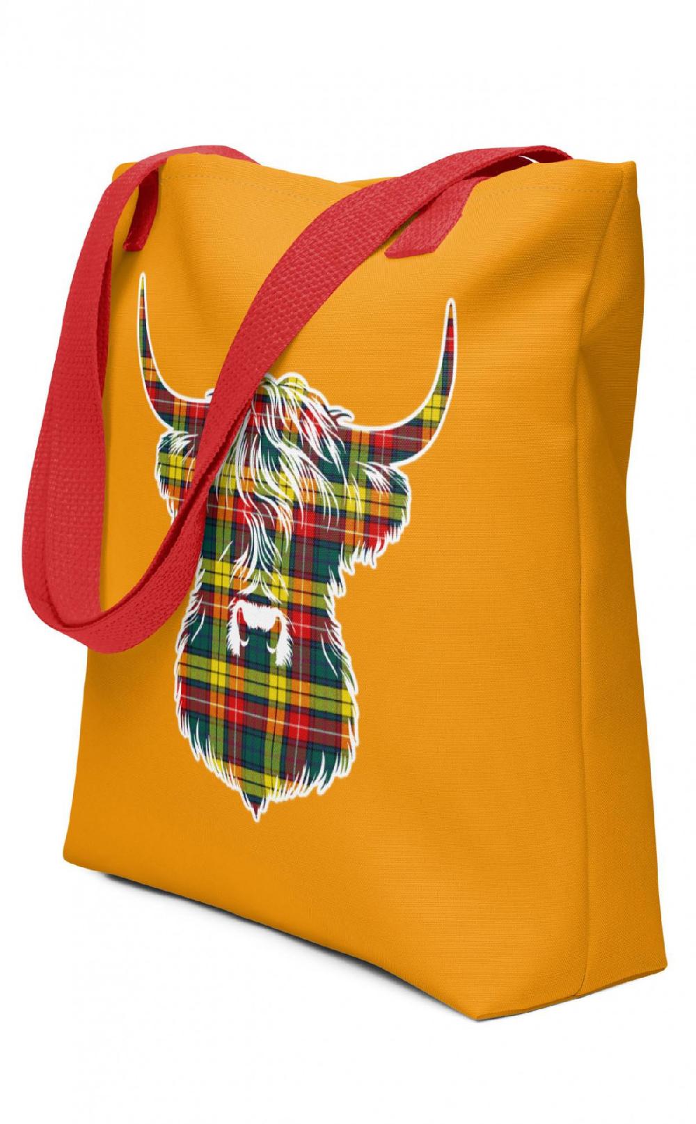 clan Premium Tartan Design Tote Bag