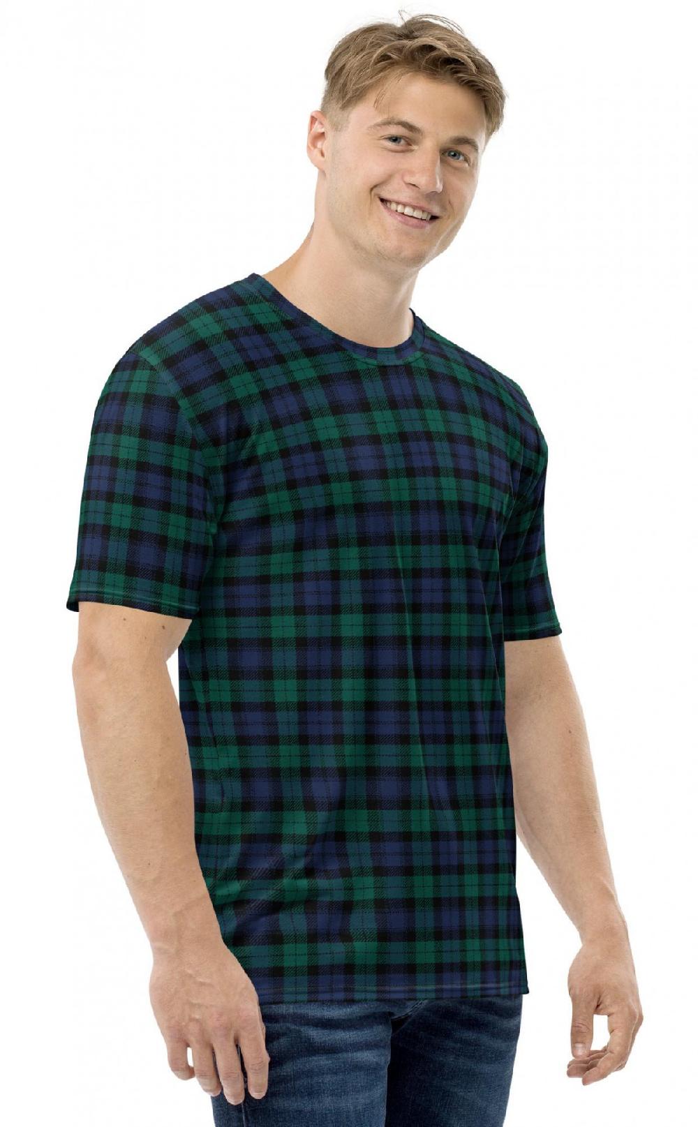 clan Premium Tartan Men's Crew Neck T‑shirt