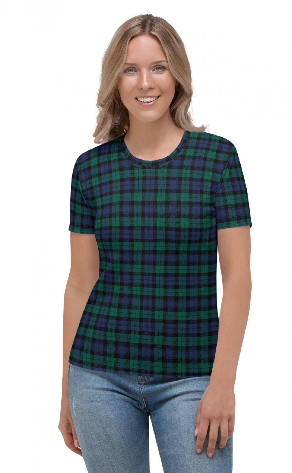 Clan Premium Tartan Women's Crew Neck T‑shirt