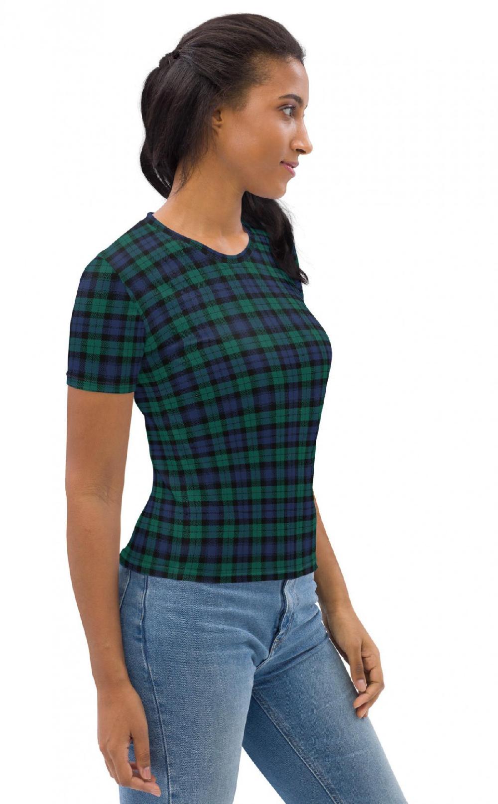 clan Premium Tartan Women's Crew Neck T‑shirt
