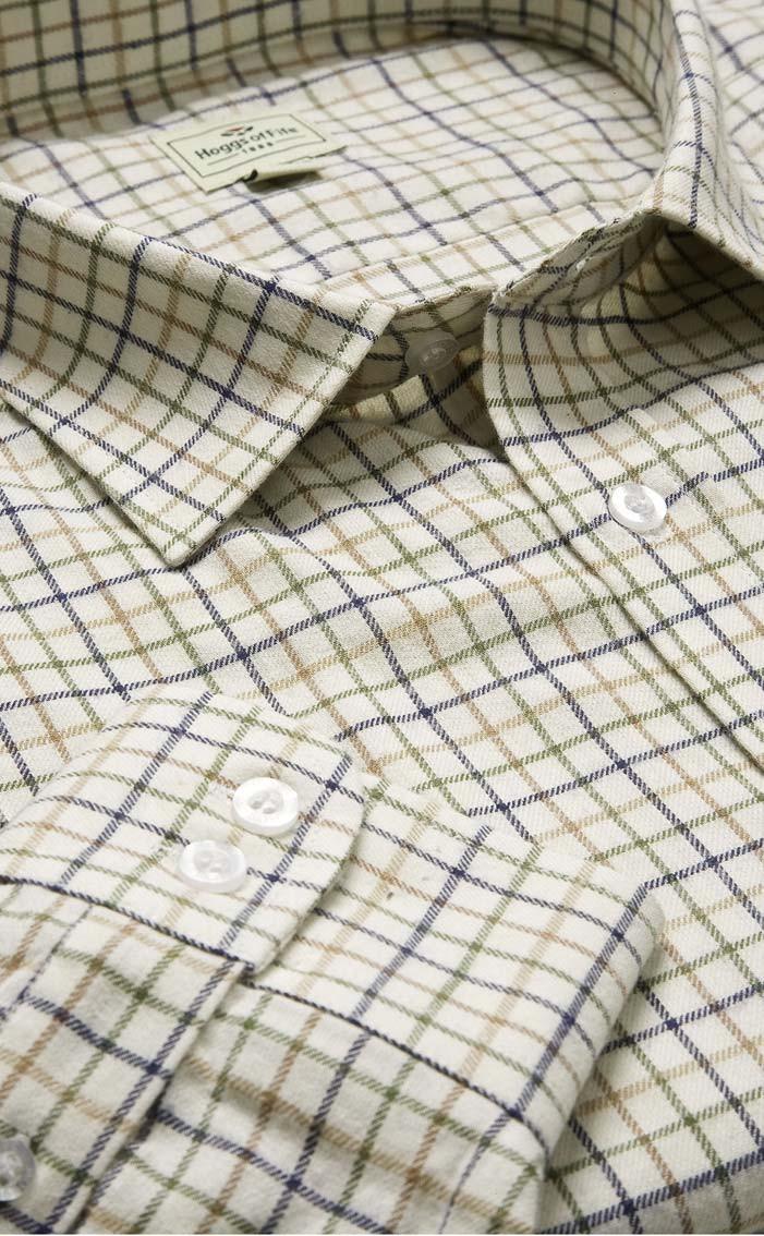 clan Pure Cotton Tattersall Check Shirt