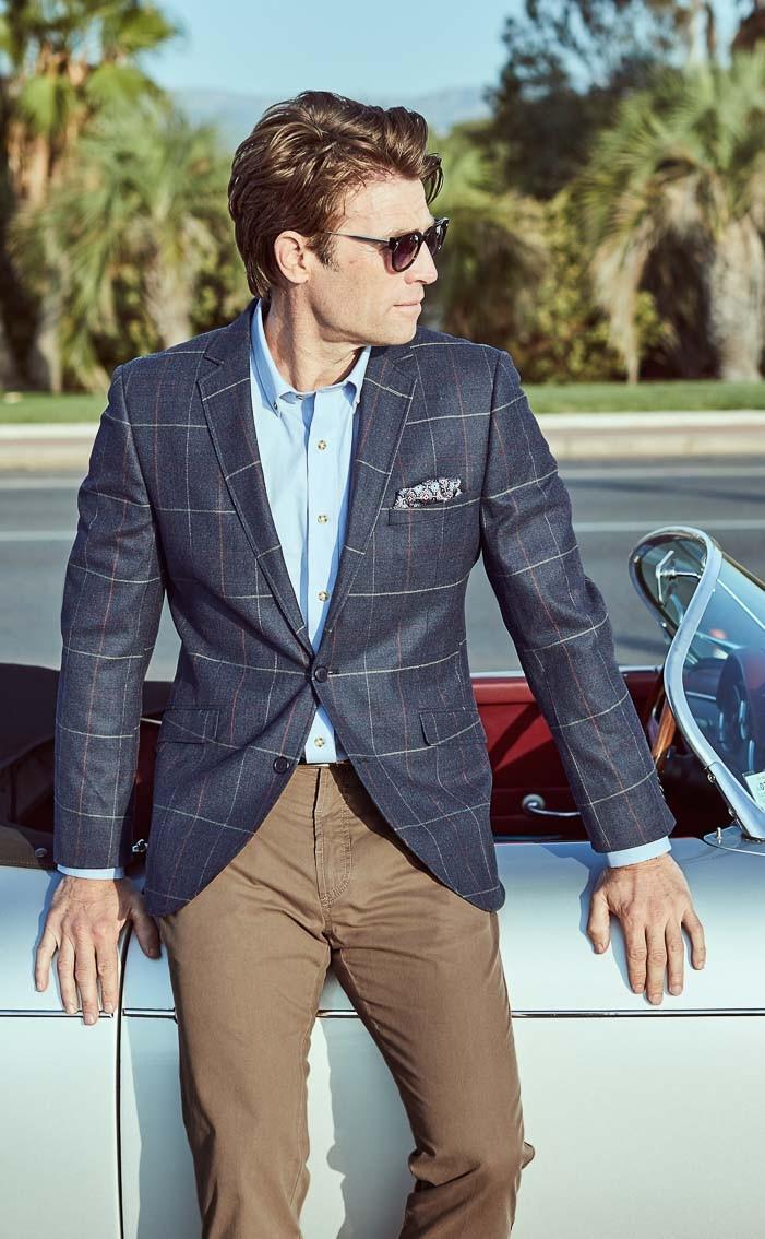 clan Pure Wool Check Jacket