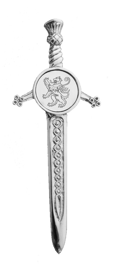 clan Rampant Lion Kilt Pin