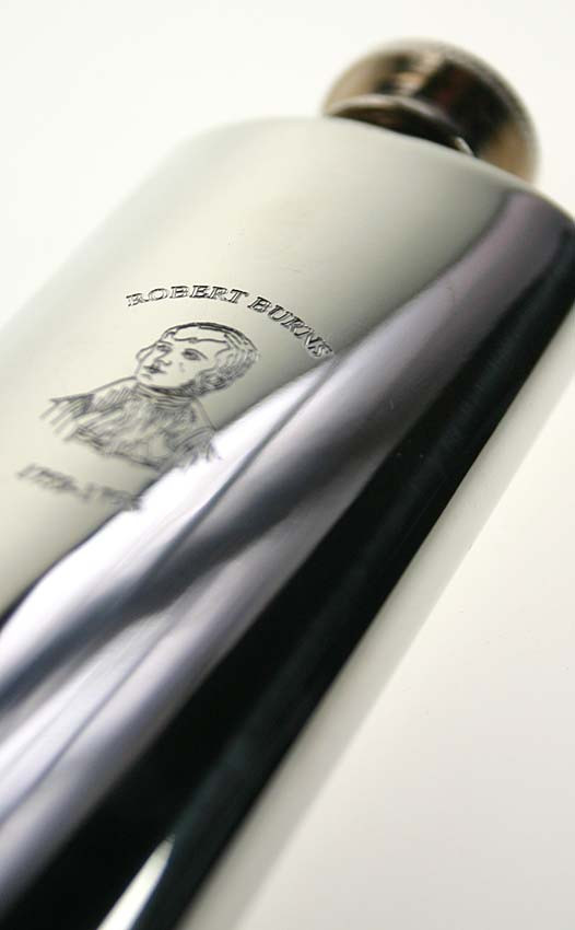 Clan Robert Burns Purse Flask