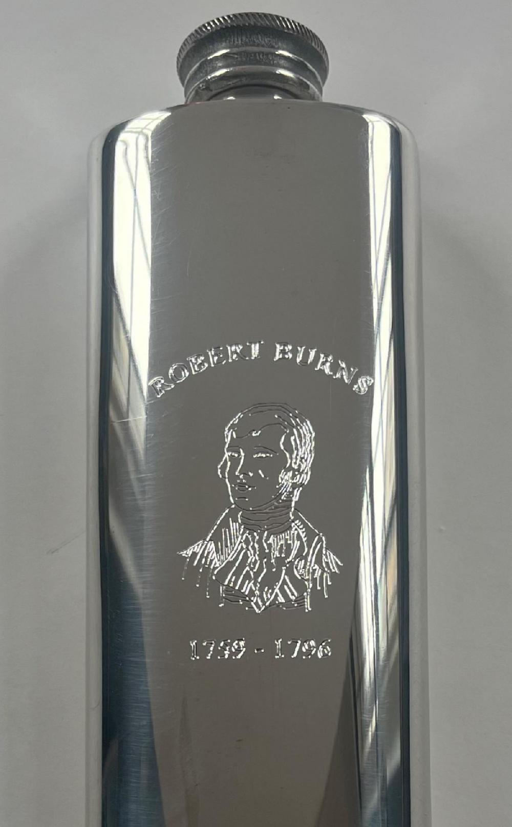 Clan Robert Burns Purse Flask