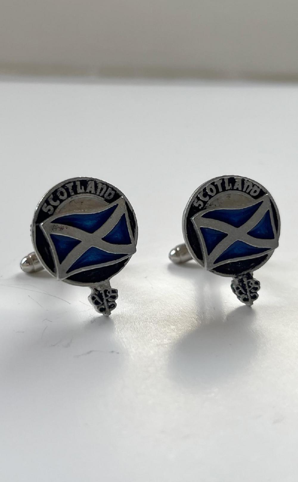 Clan Saltire Cufflinks