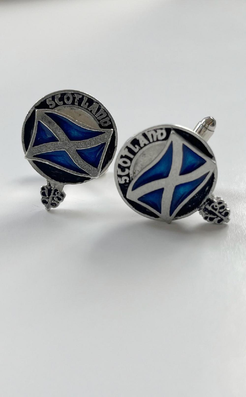 Clan Saltire Cufflinks