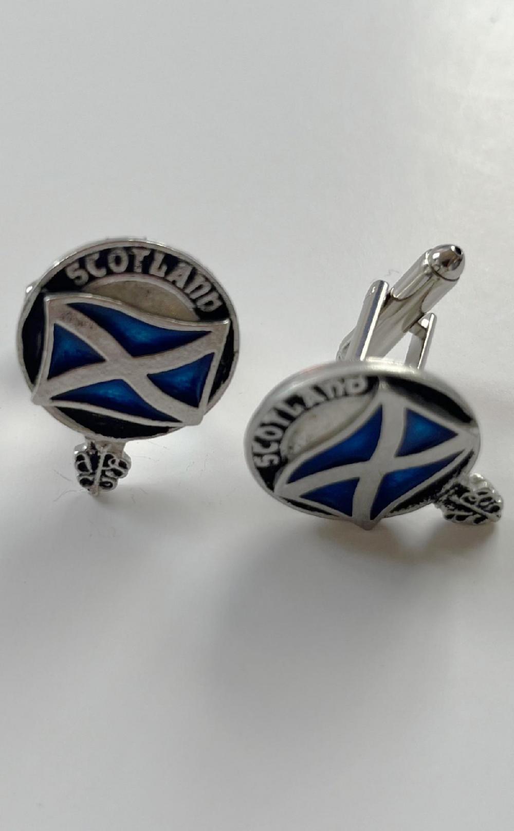 clan Saltire Cufflinks
