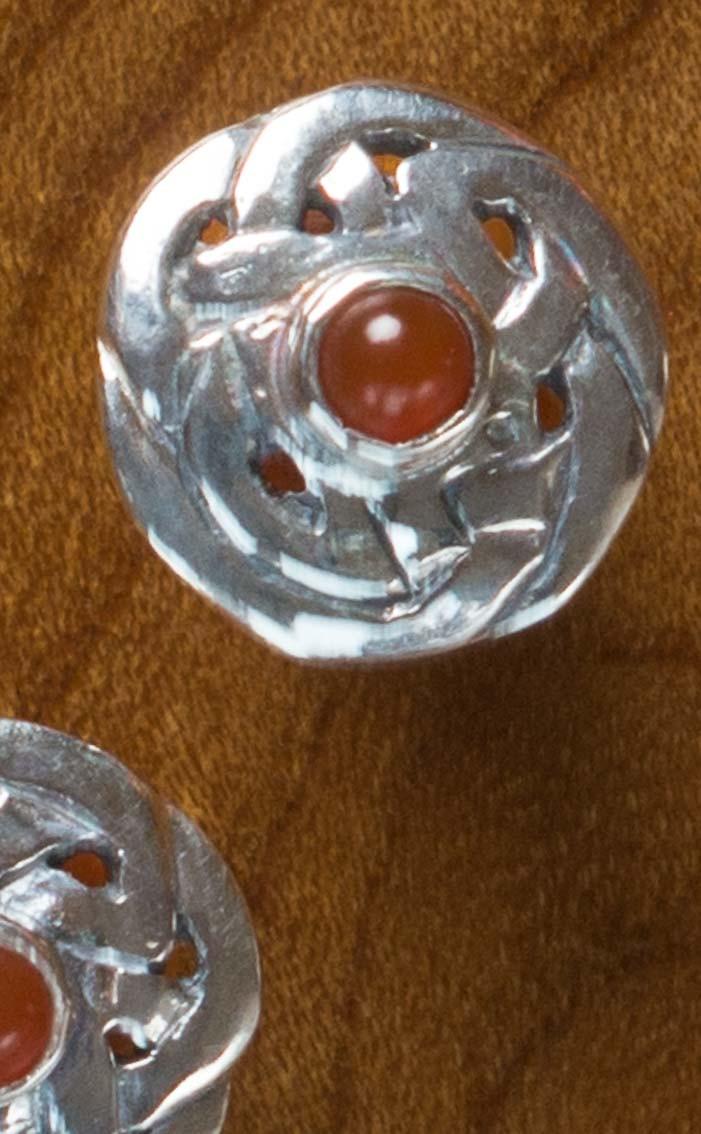 Clan Scottish Agate Celtic Knot Earrings