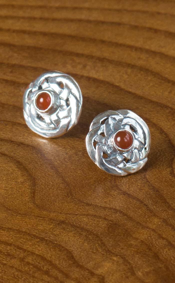clan Scottish Agate Celtic Knot Earrings