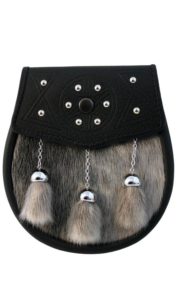 clan Semi Dress Sporran decorative studs