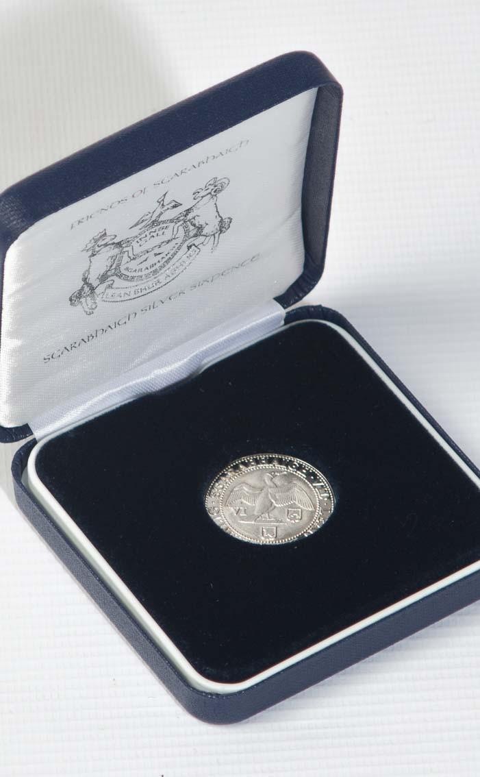 Clan Sgarabhaigh Silver Sixpence