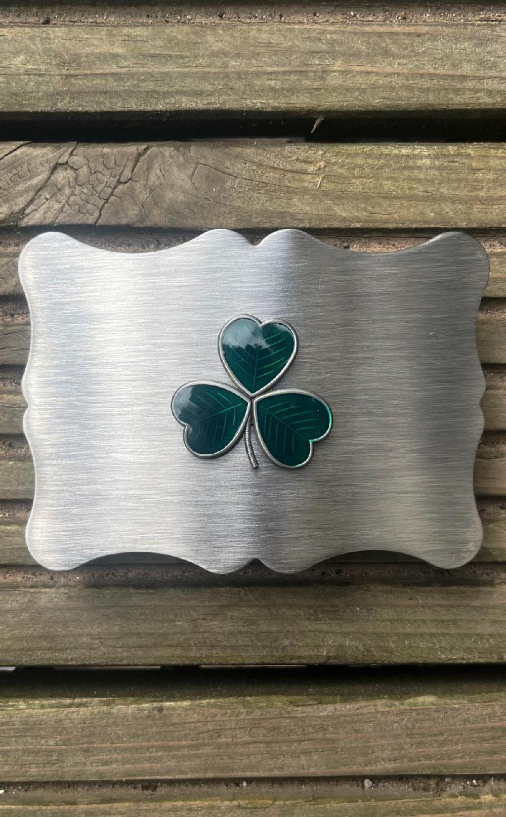 Clan Shamrock Belt Buckle