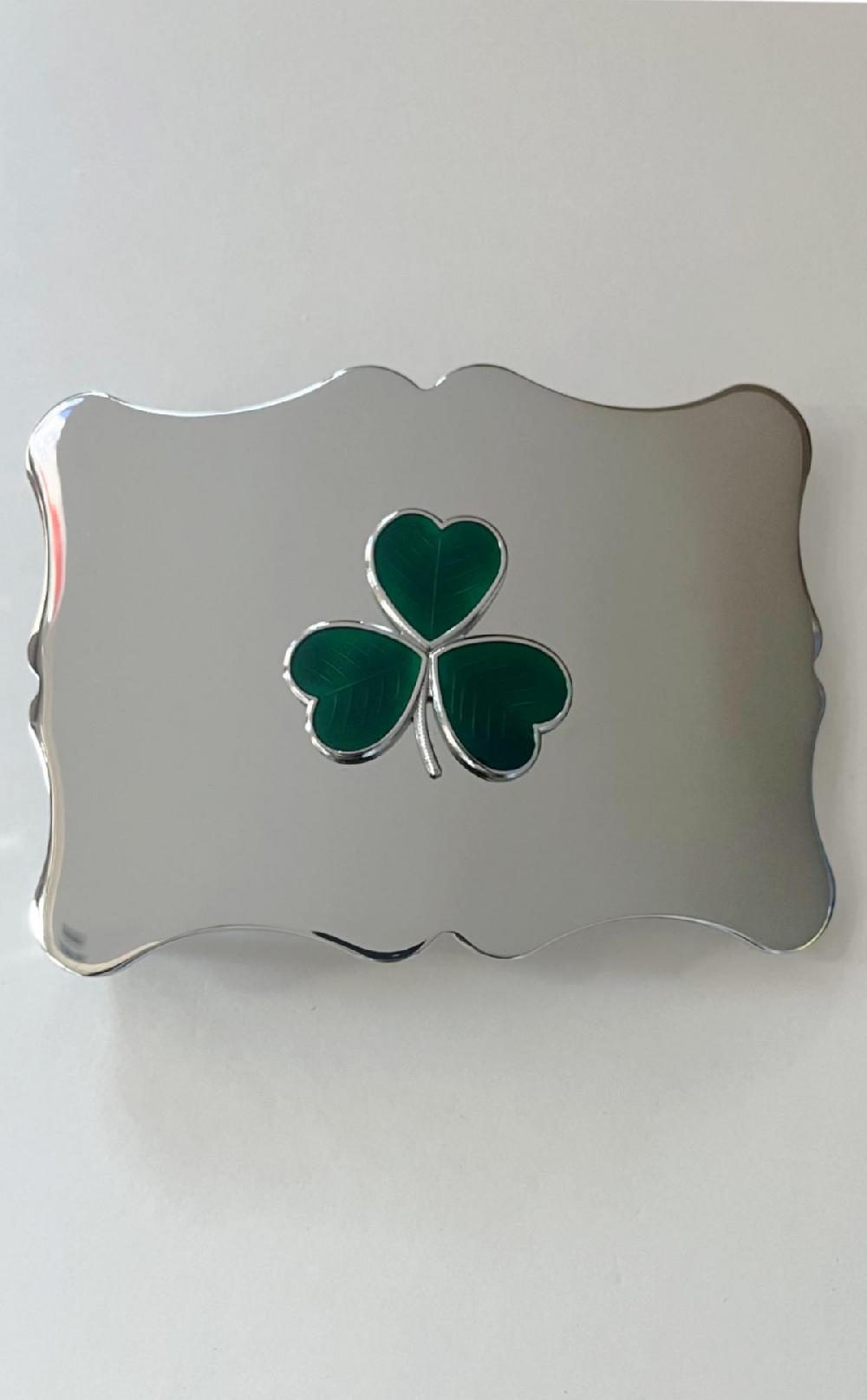 clan Shamrock Belt Buckle