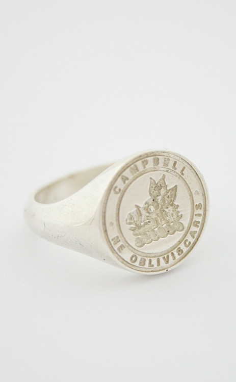 clan Small Clan Crest Seal Ring
