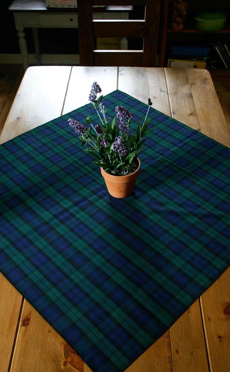 Clan Square Tartan Tablecloth
