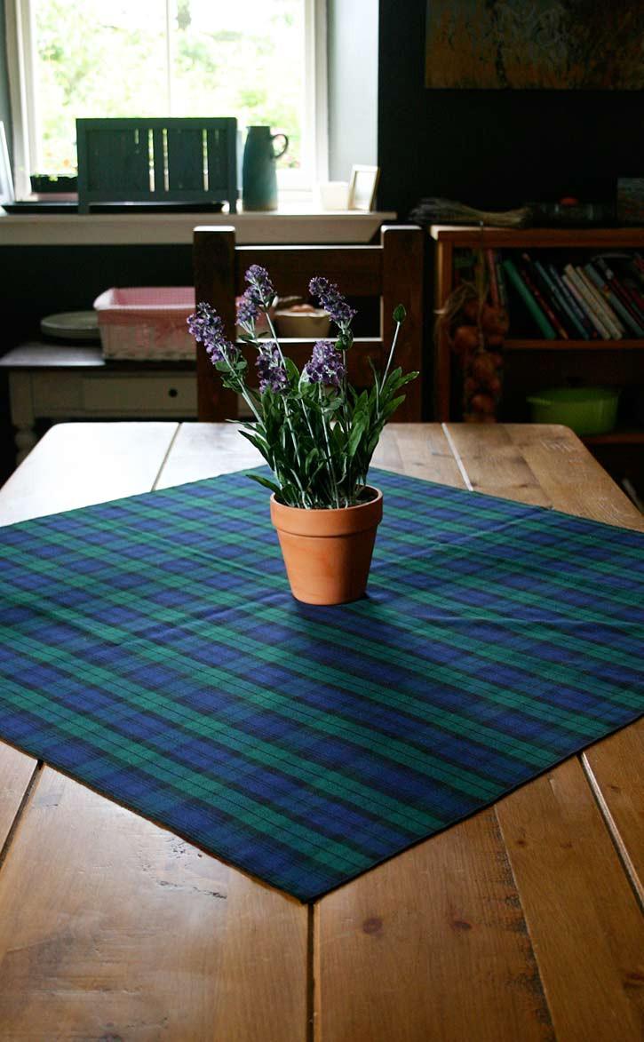 clan Square Tartan Tablecloth