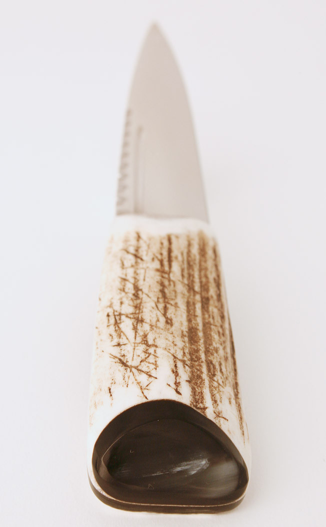 Clan Stag Antler Sgian Dubh Horn Cap