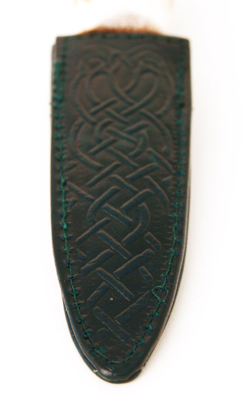 Clan Stag Antler Sgian Dubh Horn Cap