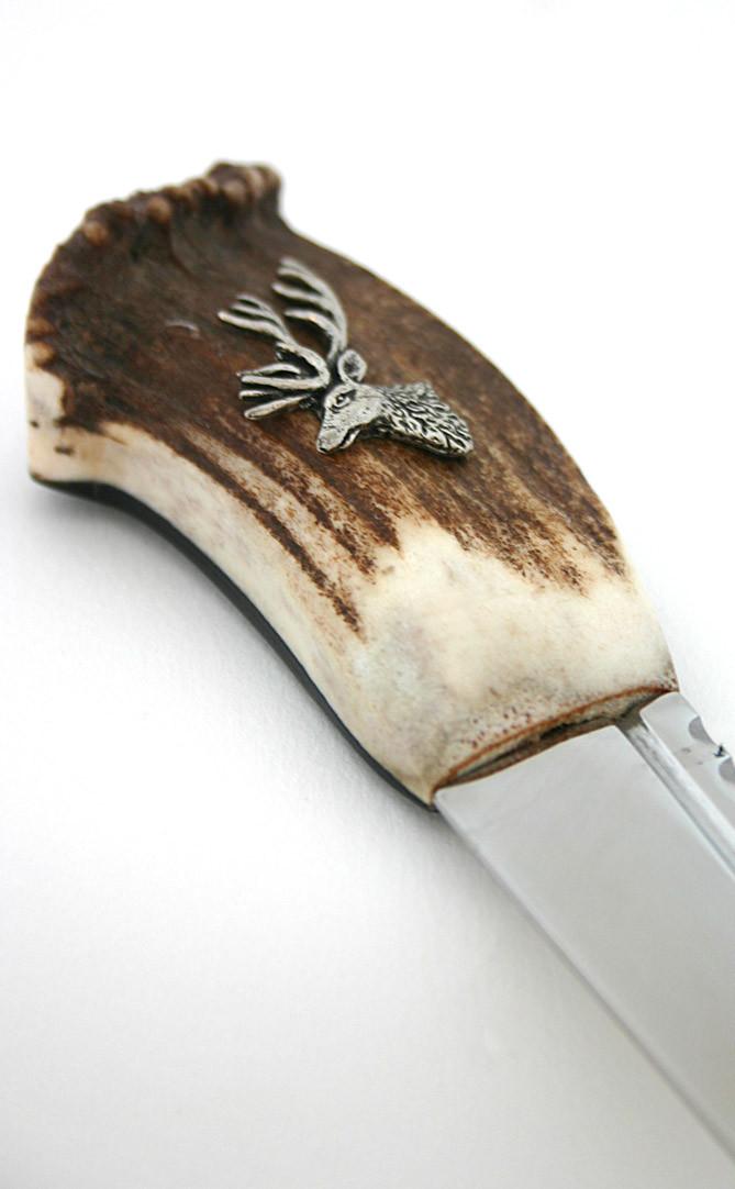 Clan Stag Antler Sgian Dubh Pewter Deer Emblem