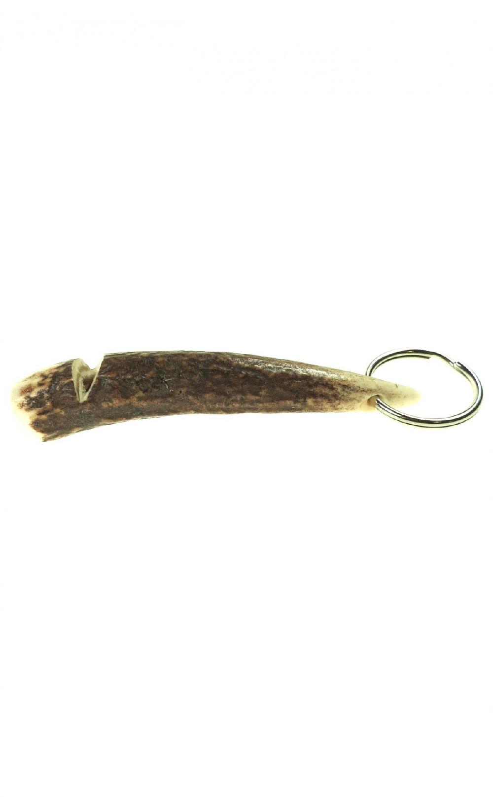 Clan Stag Antler Whistle Keyring