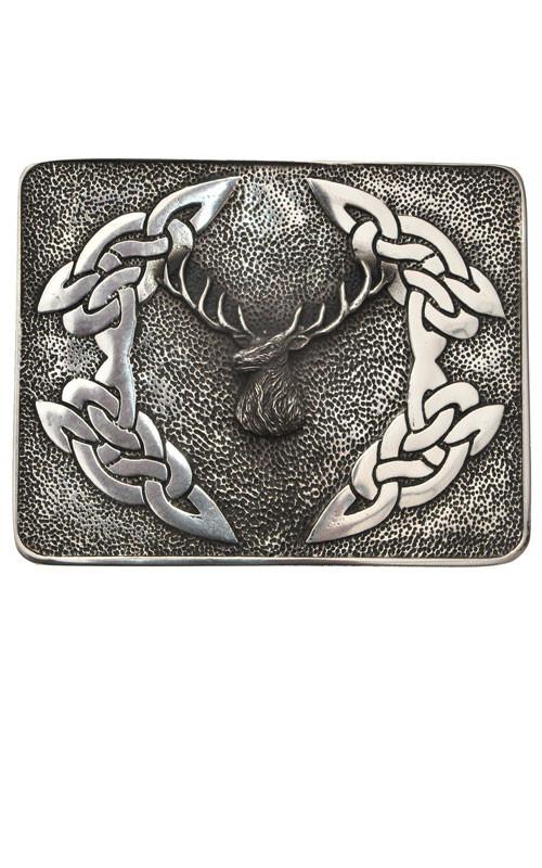 clan Stag Belt Buckle