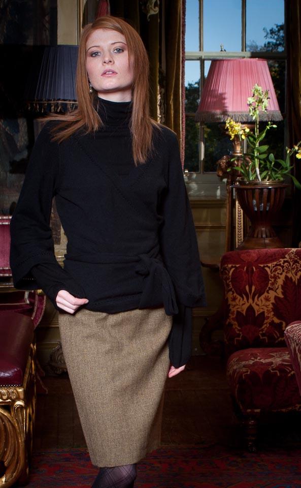 Clan Straight Skirt Tweed