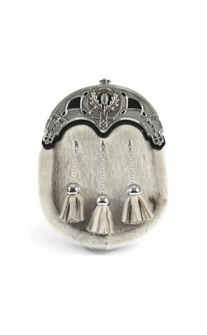 clan Suede Lined Clan Crest Dress Sporran