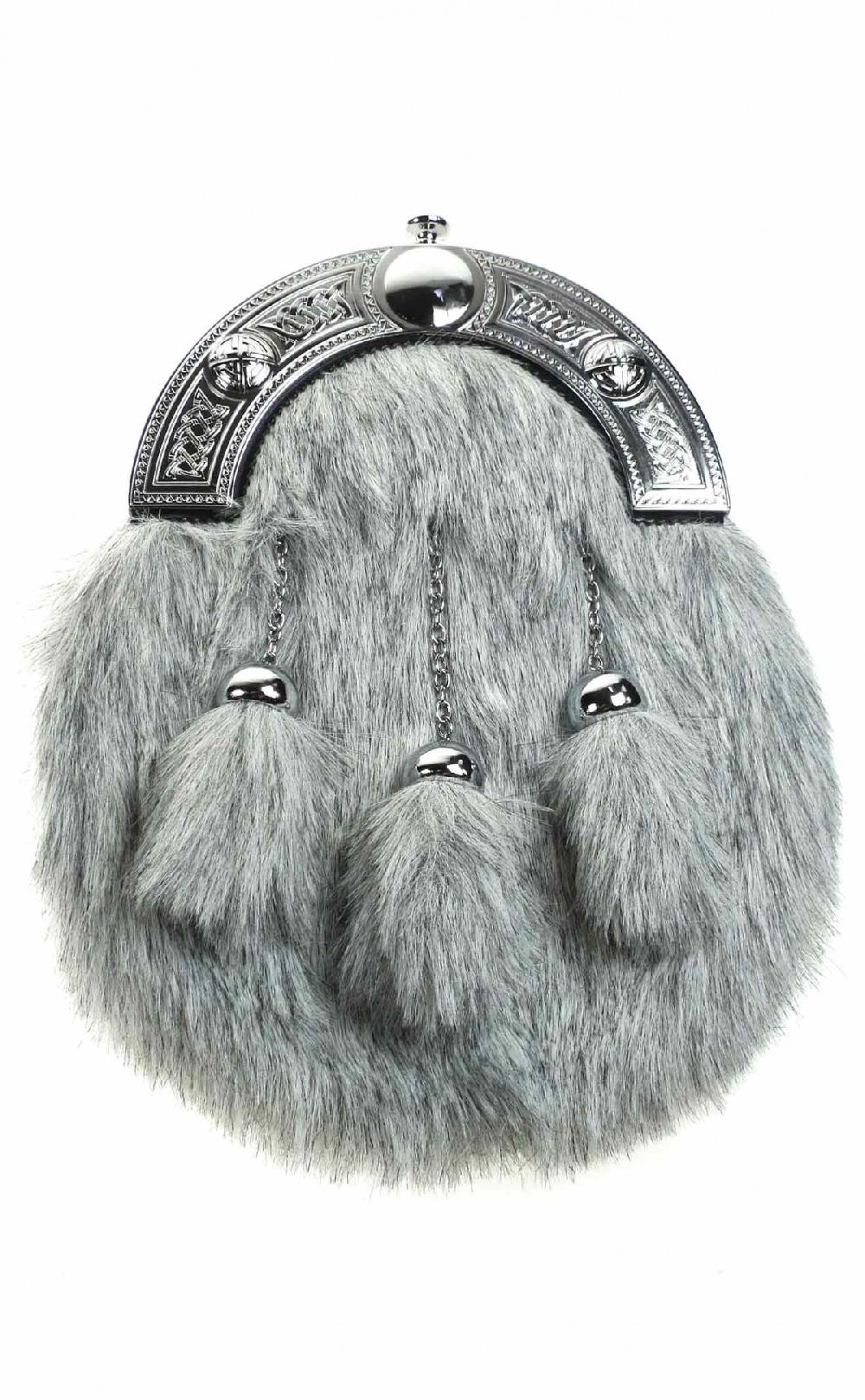 clan Synthetic Dress Sporran & Celtic Cantle