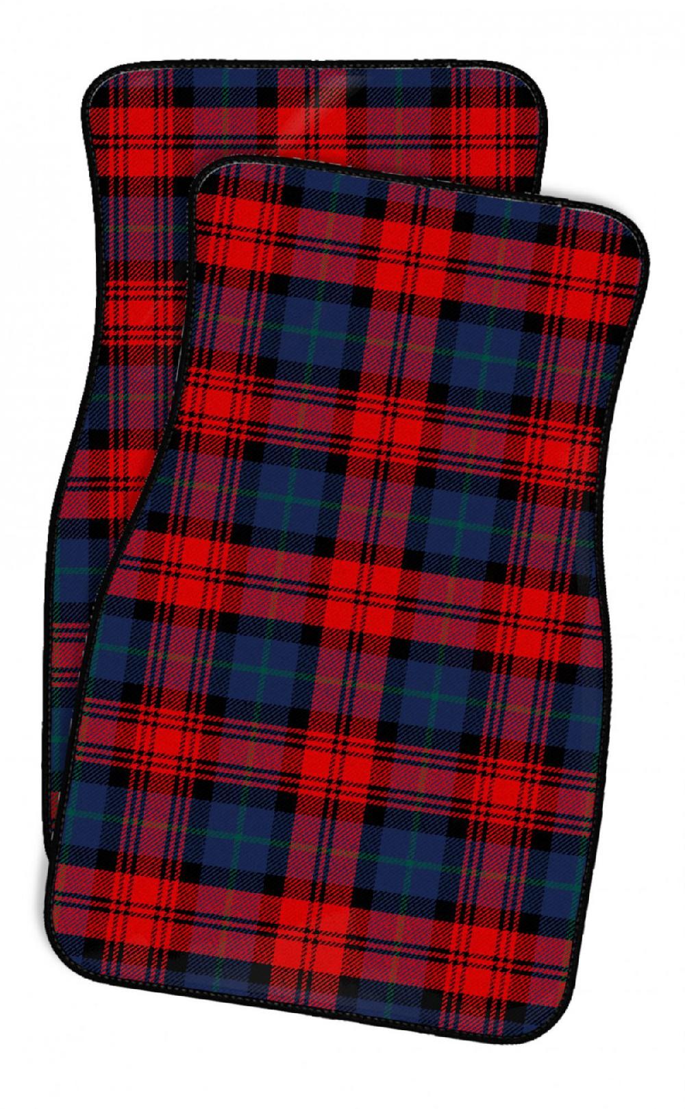Clan Tartan Car Mats ‑ Set Of 2