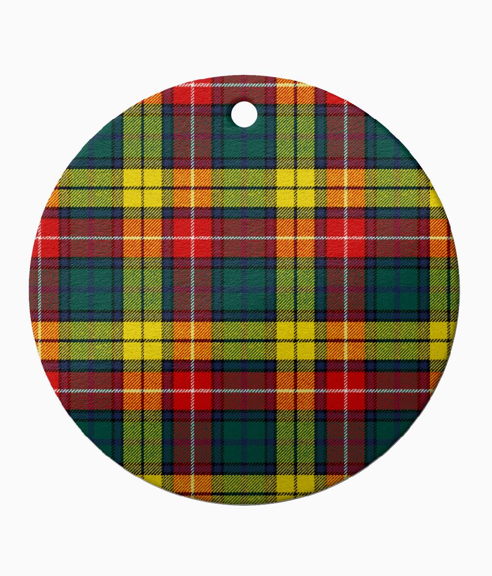 clan Tartan Ceramic Ornament
