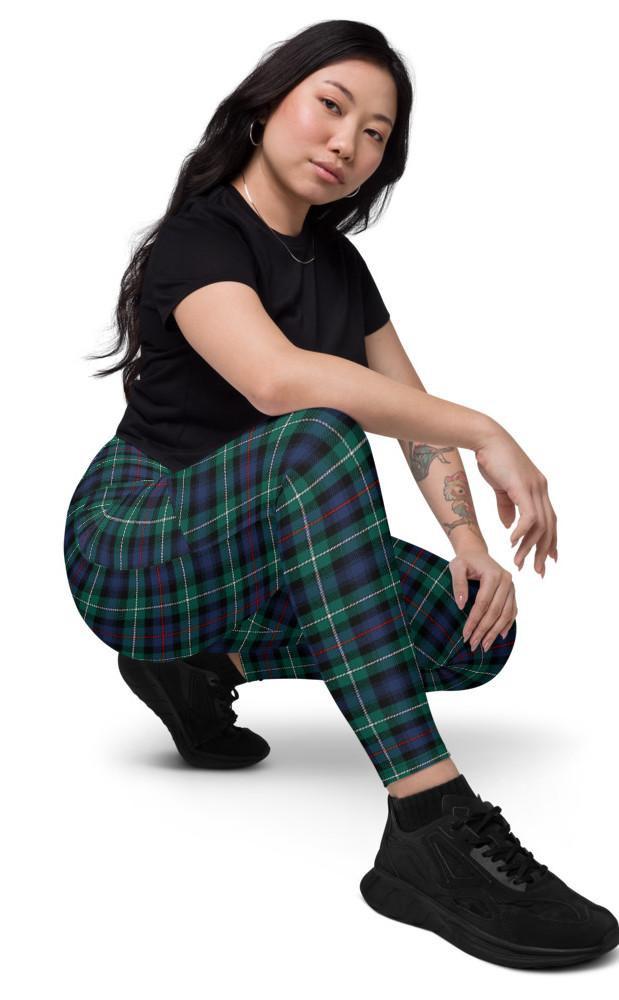 Clan Tartan Crossover Leggings With Pockets
