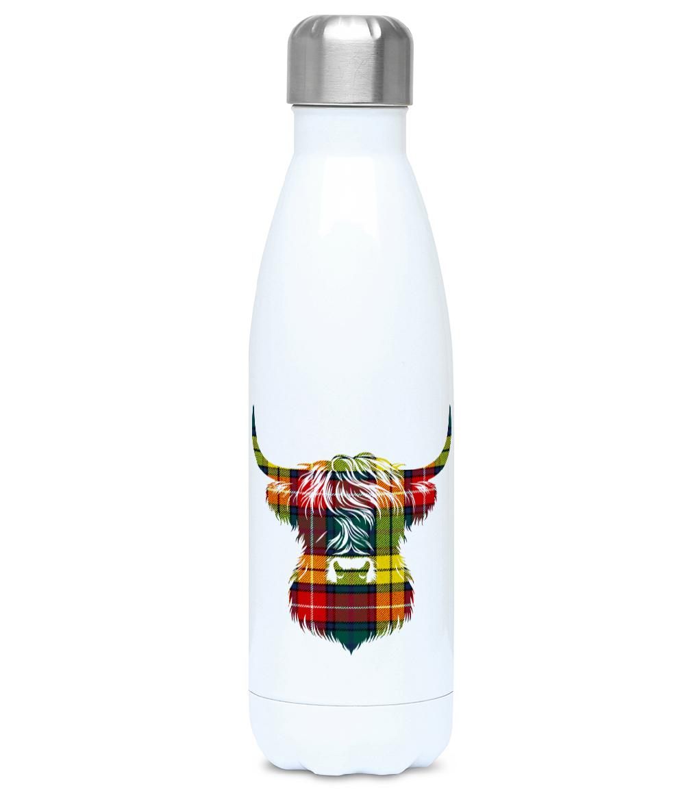 clan Tartan Design 500ml Water Bottle