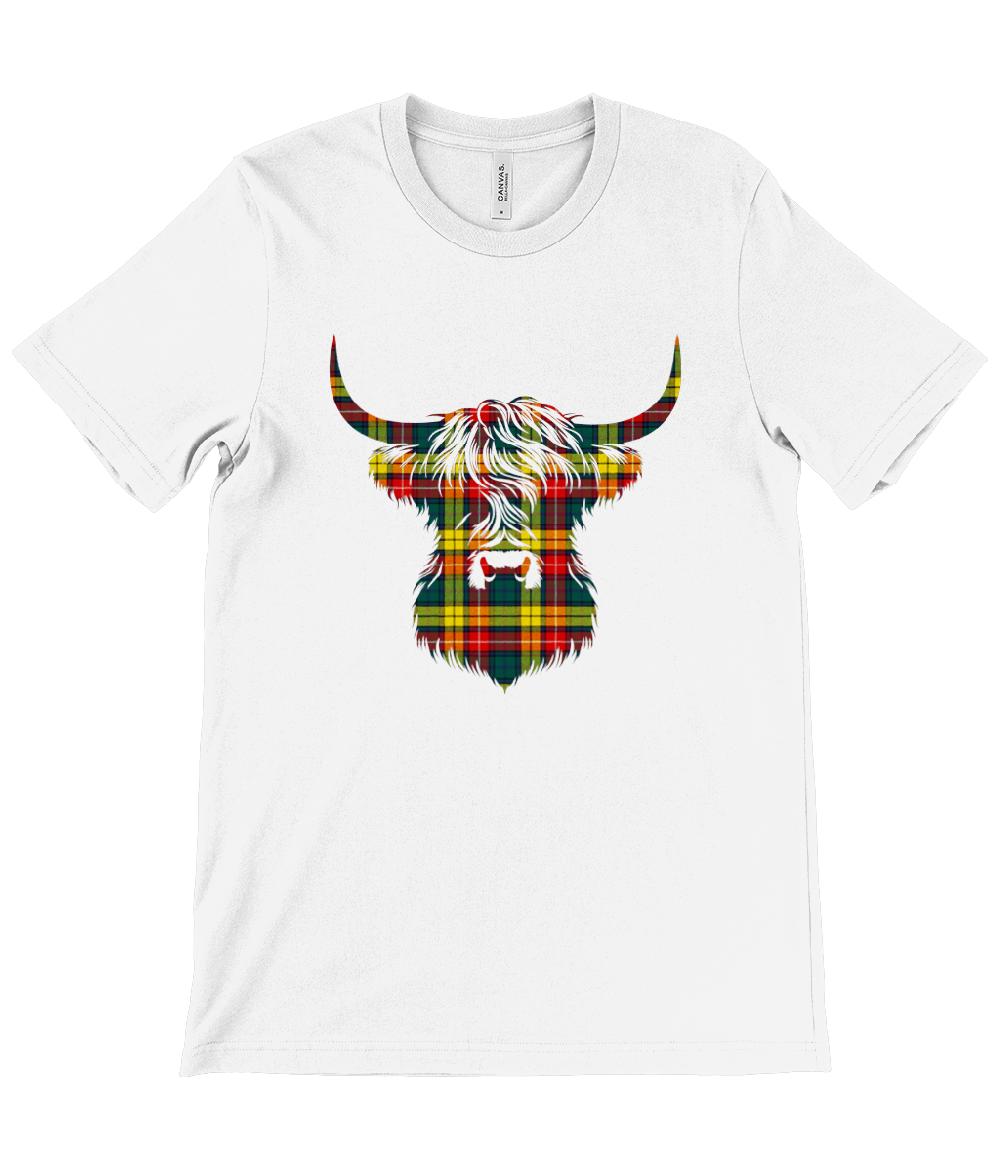 clan Tartan Design Crew Neck T‑shirt
