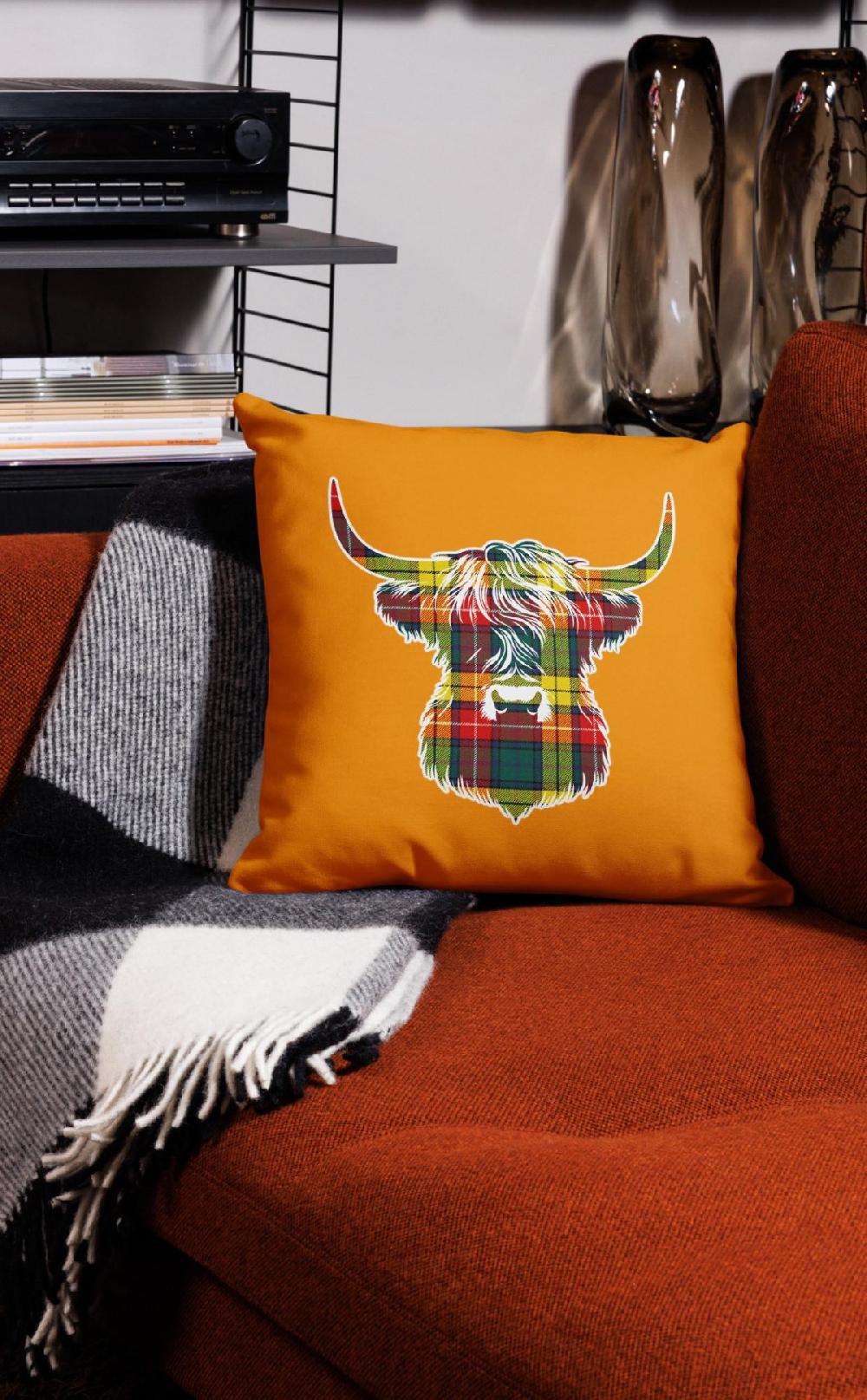 clan Tartan Design Cushion Cover