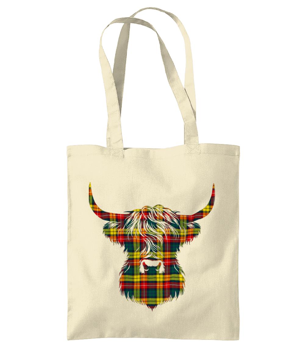 clan Tartan Design Tote Bag