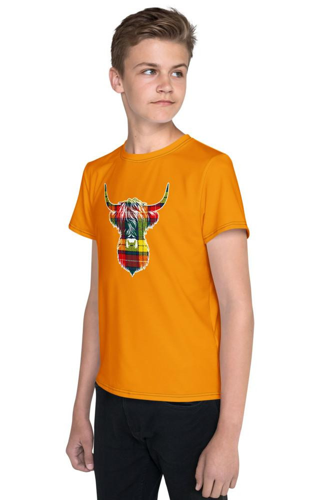 Clan Tartan Design Youth T‑Shirt