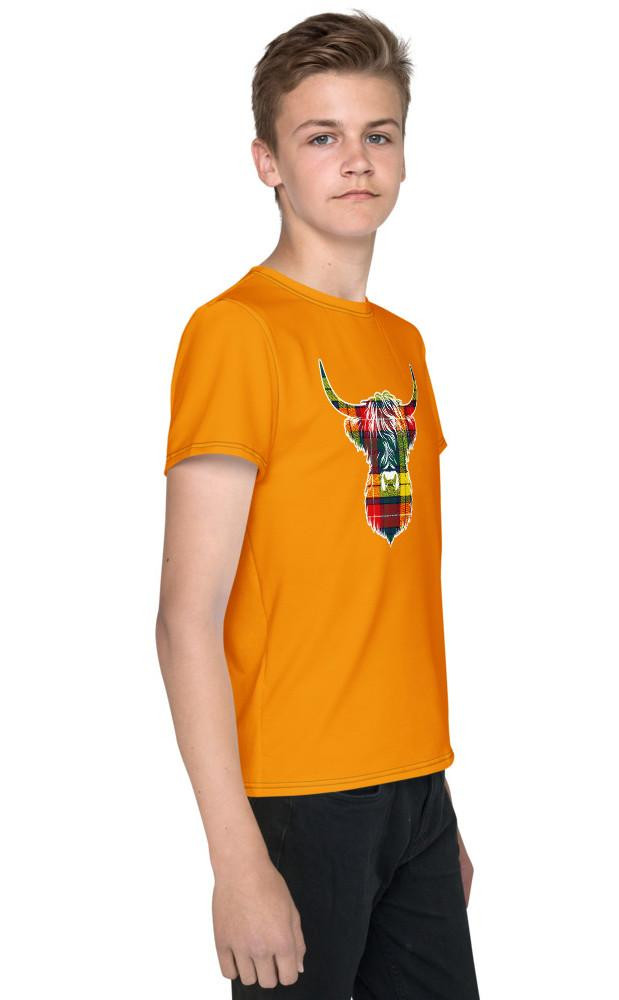 Clan Tartan Design Youth T‑Shirt