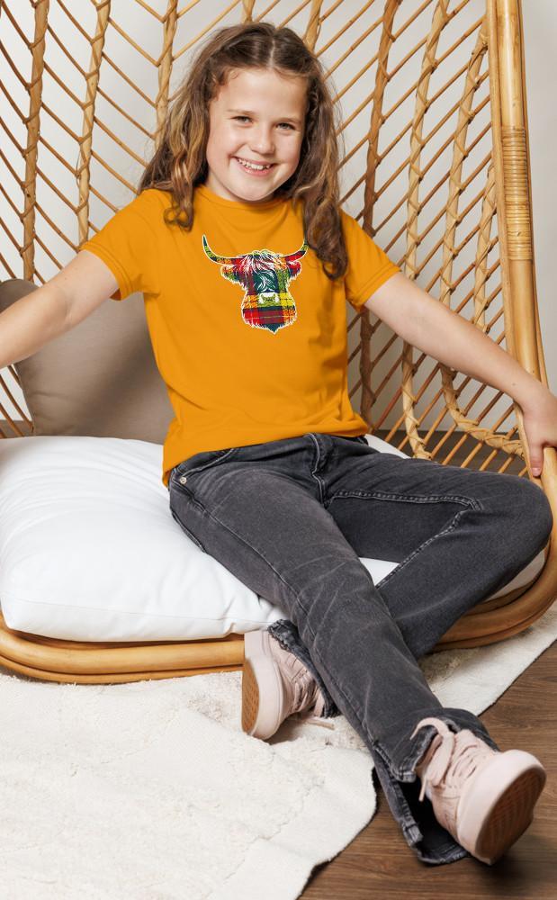 clan Tartan Design Youth T‑Shirt