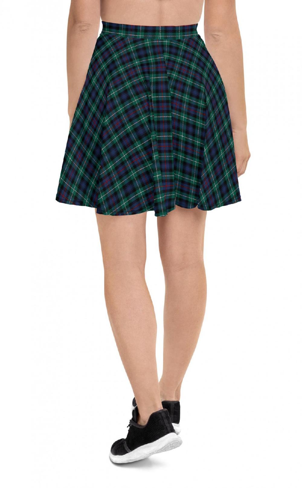 Clan Tartan Flared Skirt