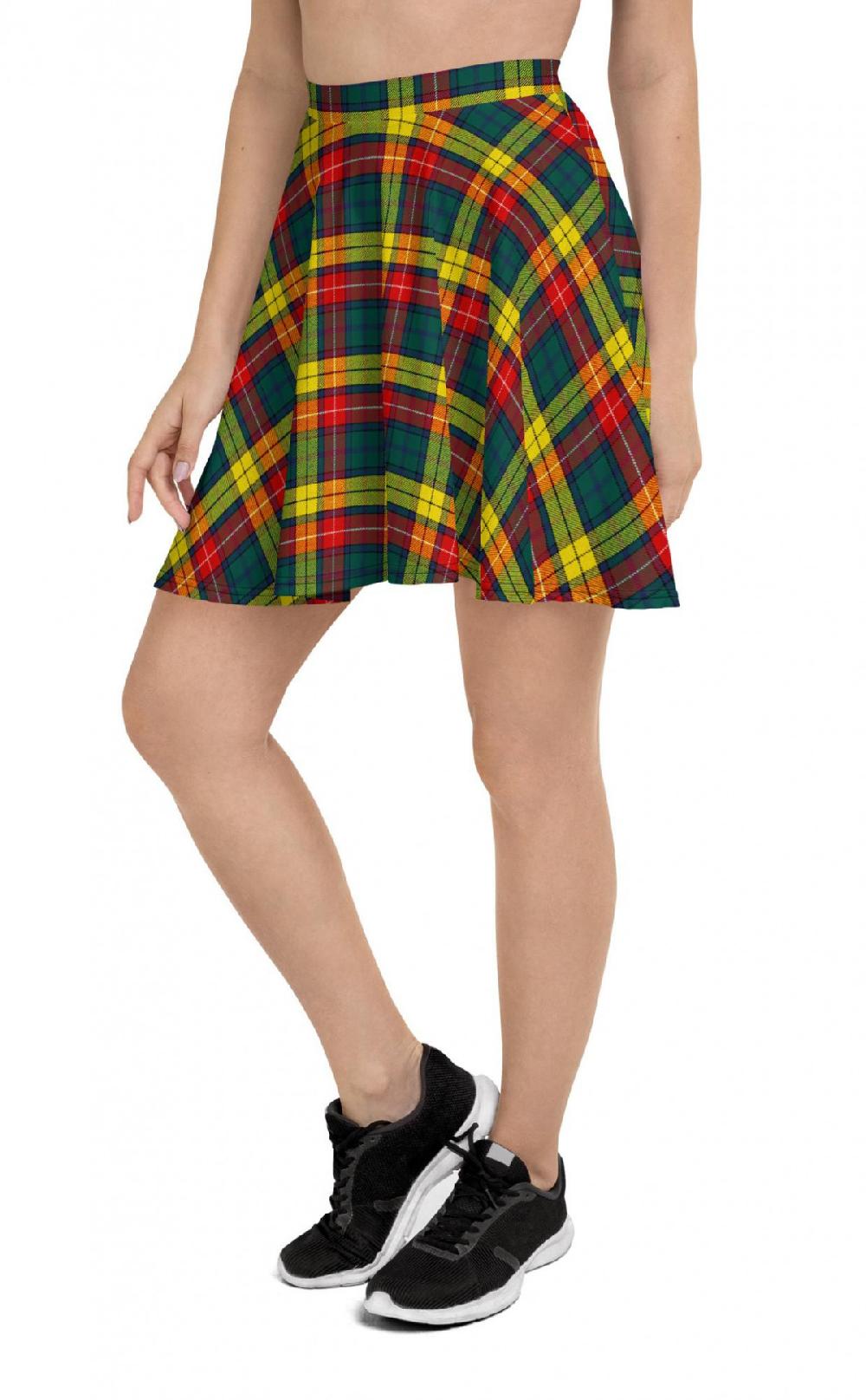 Clan Tartan Flared Skirt