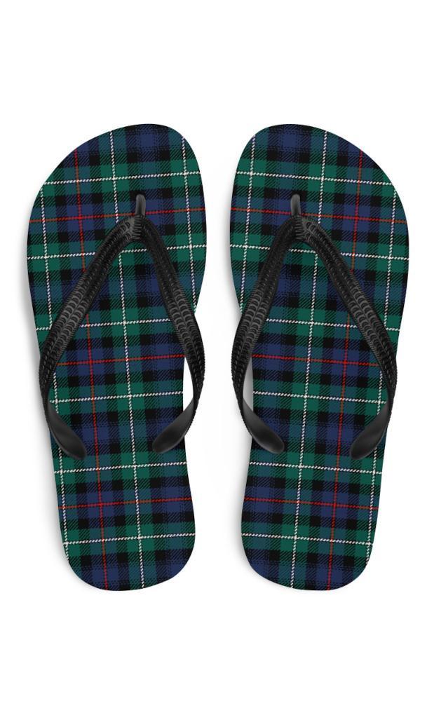 Clan Tartan Flip Flops