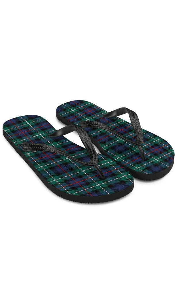 Clan Tartan Flip Flops