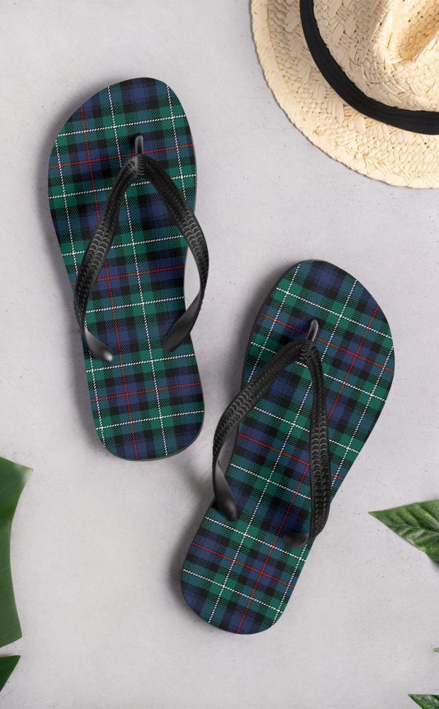 clan Tartan Flip Flops