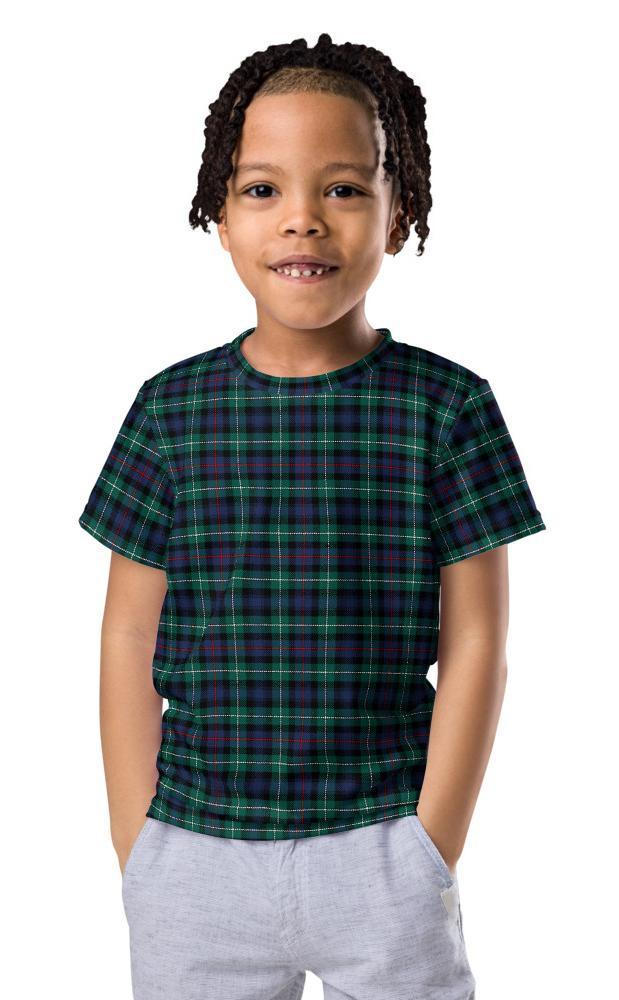 Clan Tartan Kids T‑Shirt