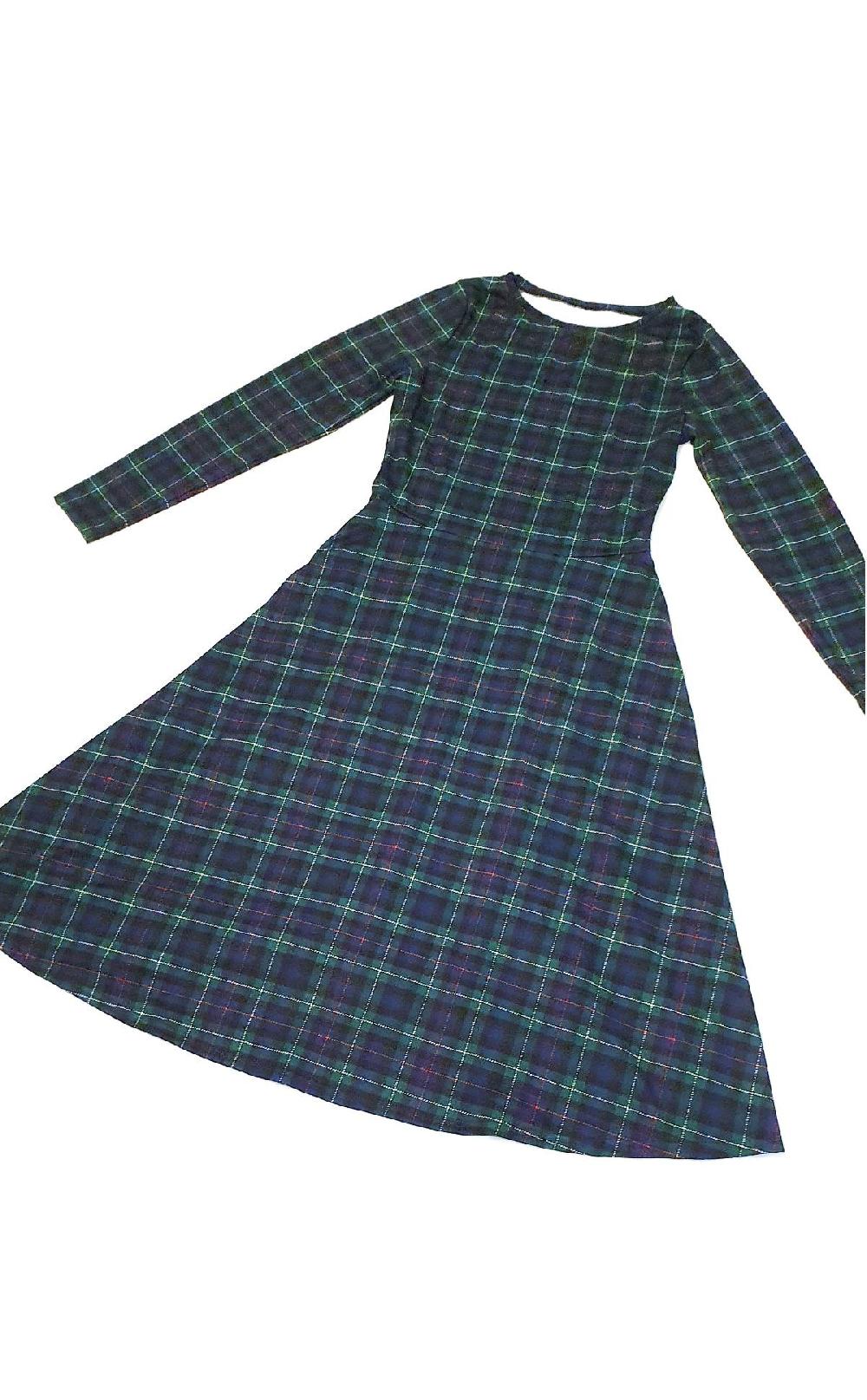 Clan Tartan Long Sleeve Dress