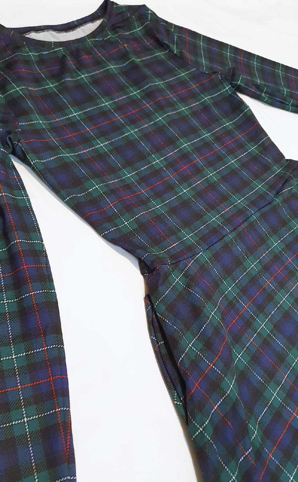 Clan Tartan Long Sleeve Dress
