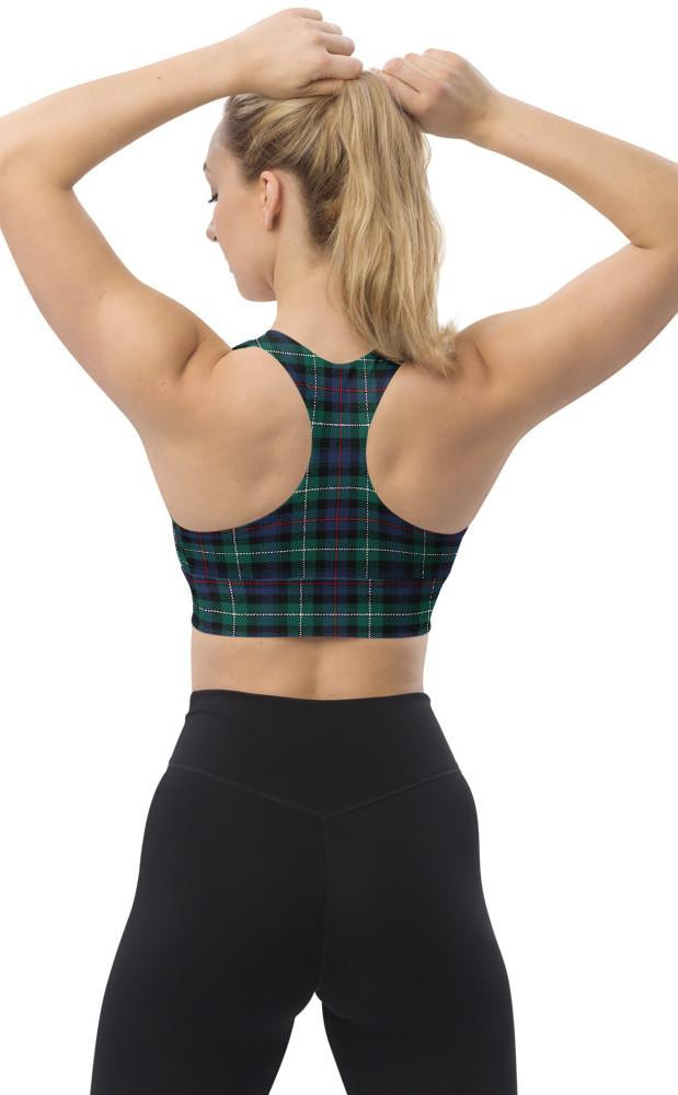 Clan Tartan Longline Sports Bra