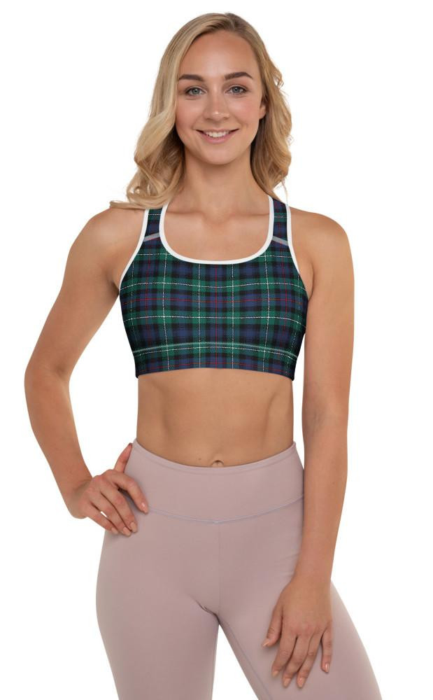 Clan Tartan Padded Sports Bra