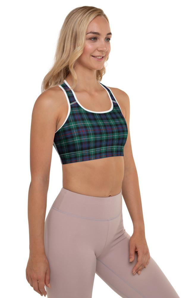 Clan Tartan Padded Sports Bra